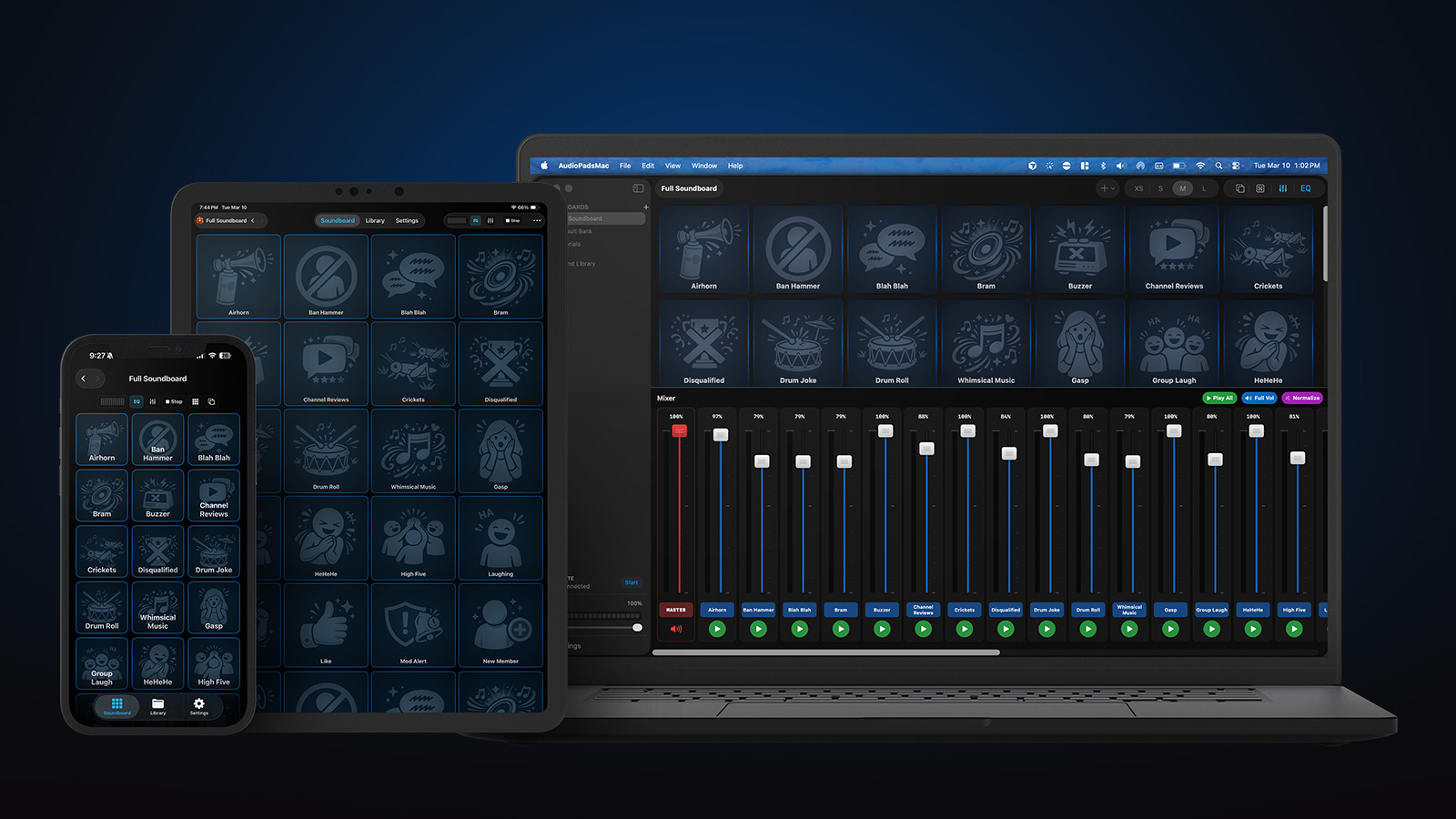 Advanced Mixer Interface