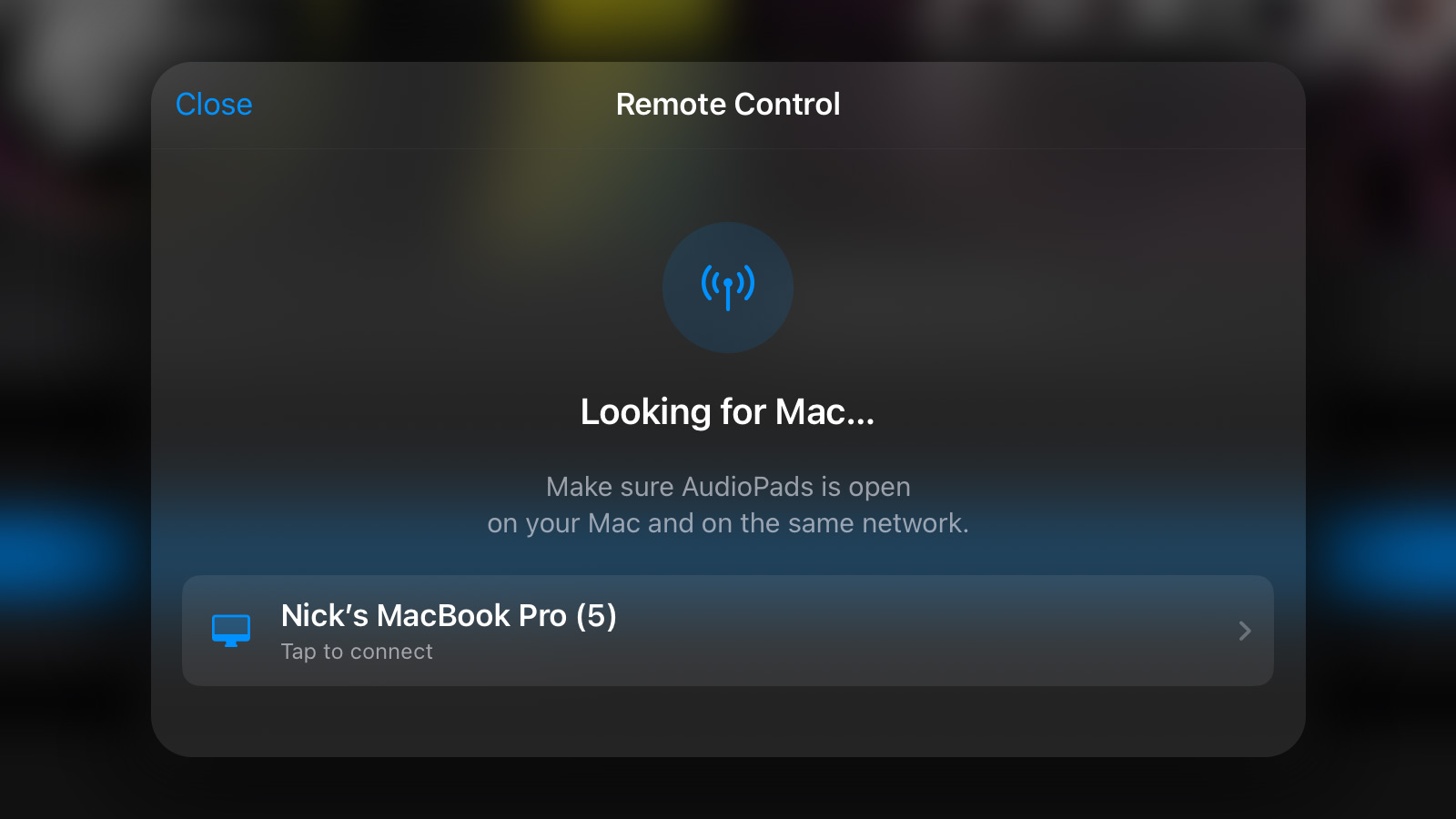 Advanced Mixer Interface